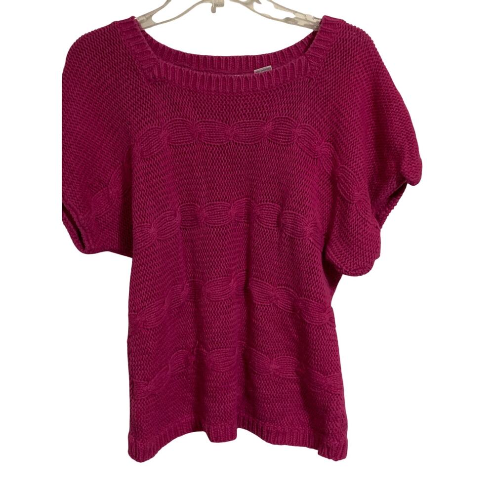 College town vintage pink sweater knit 1980's